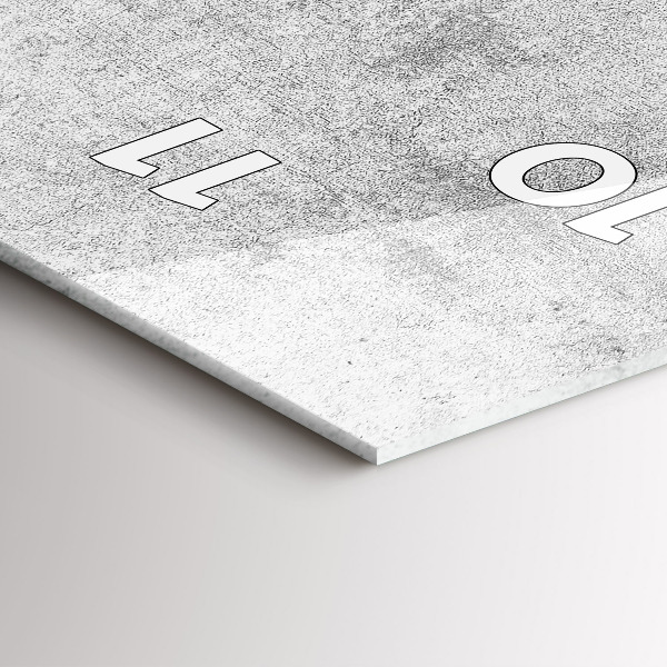 Vertikální nástěnné hodiny Betonová zeď