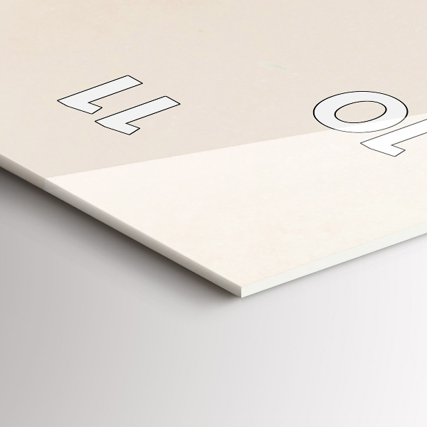 Vertikální skleněné hodiny Kvetoucí květy gypsophily