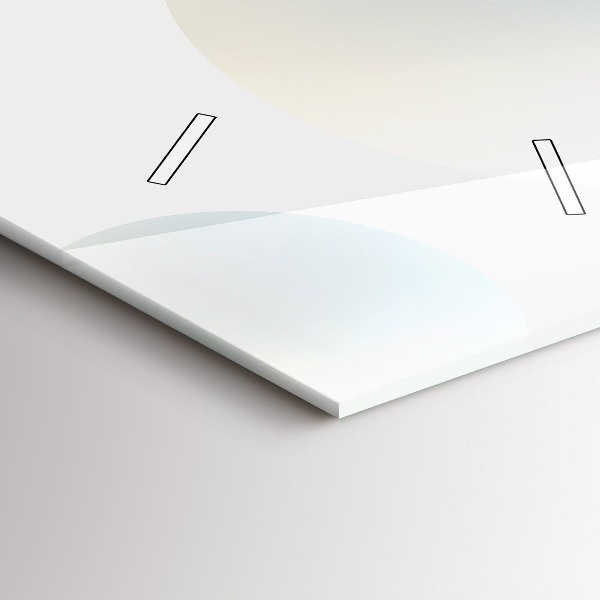 Vertikální skleněné hodiny Kuličky abstraktní