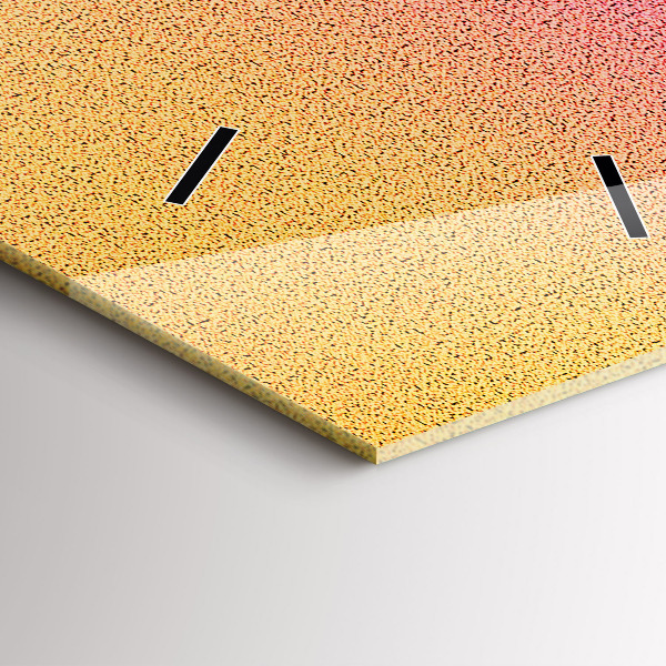 Vertikální skleněné hodiny Gradientní vzor