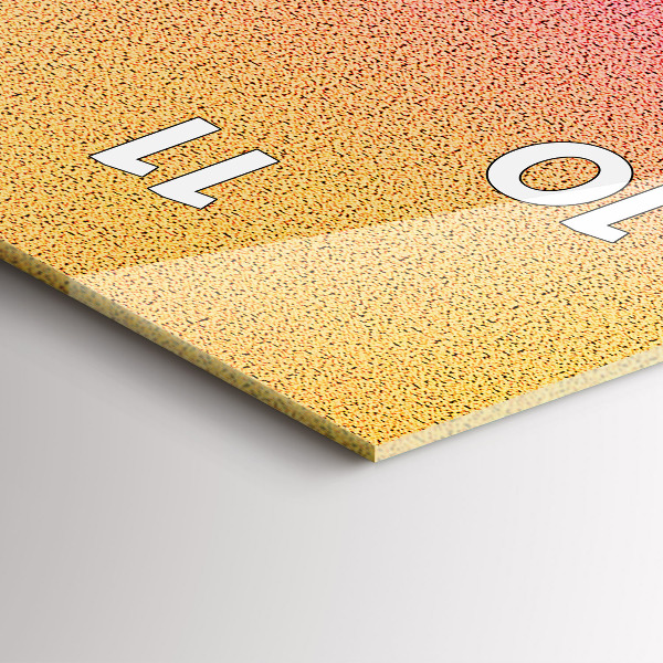 Vertikální skleněné hodiny Gradientní vzor