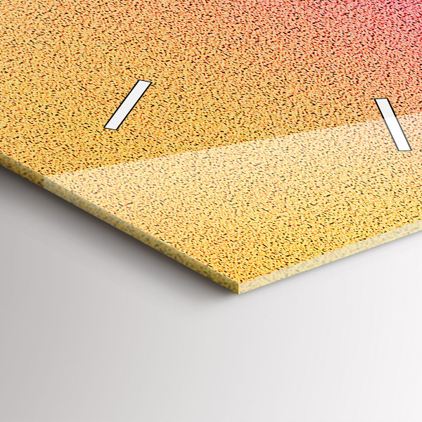 Vertikální skleněné hodiny Gradientní vzor