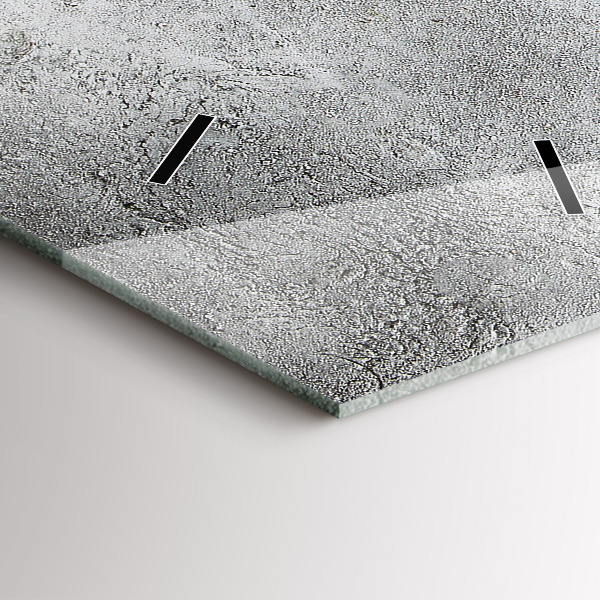 Vertikální skleněné hodiny Minimalistické olivy