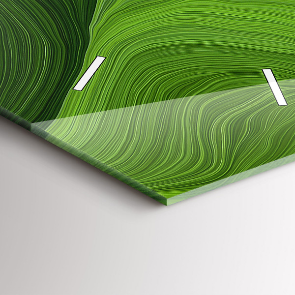 Vertikální skleněné hodiny Moderní vlny