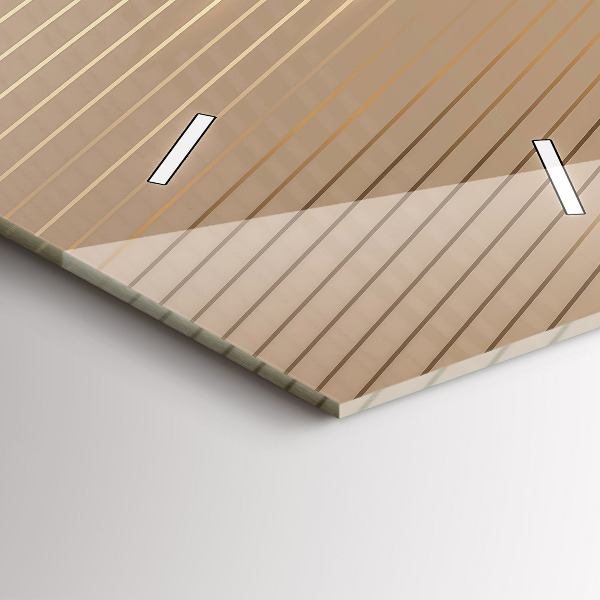 Vertikální skleněné hodiny Abstraktní světlo