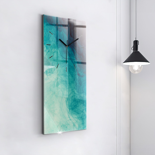 Vertikální skleněné hodiny Hloubková abstrakce