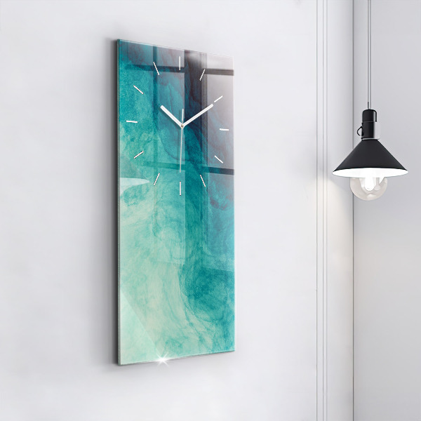 Vertikální skleněné hodiny Hloubková abstrakce