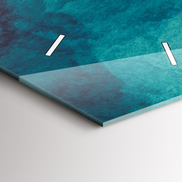 Vertikální skleněné hodiny Hloubková abstrakce