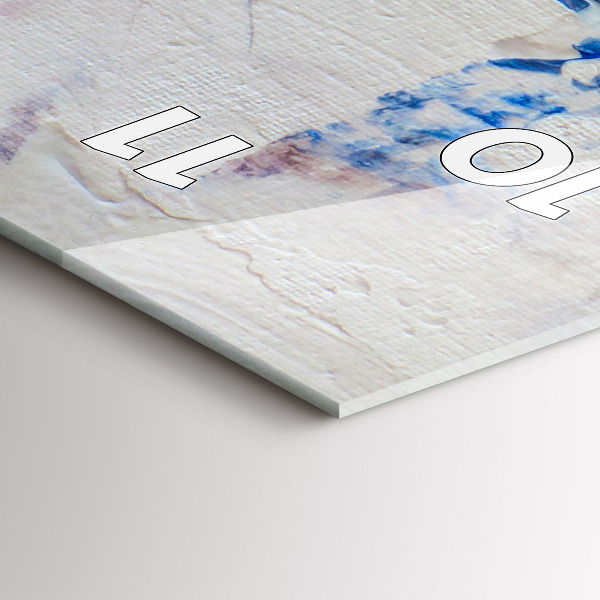 Vertikální skleněné hodiny Textura abstraktní barvy