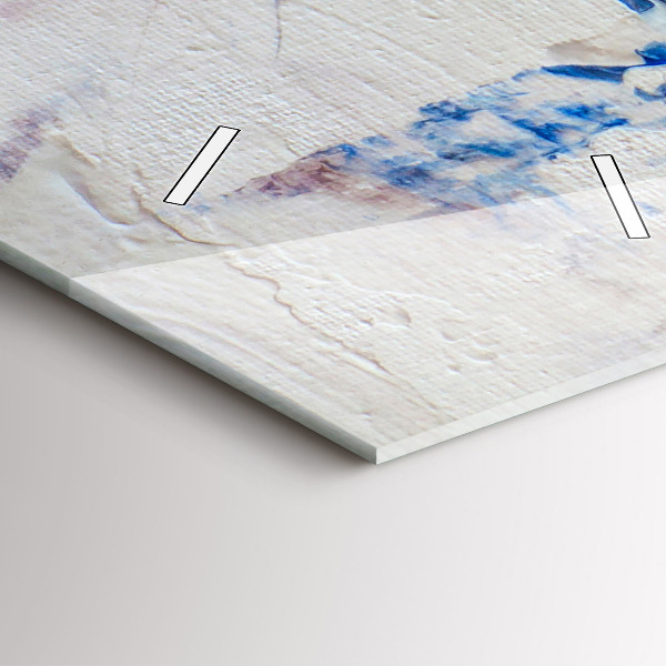 Vertikální skleněné hodiny Textura abstraktní barvy