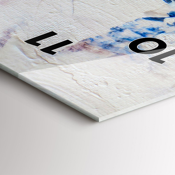 Vertikální skleněné hodiny Textura abstraktní barvy