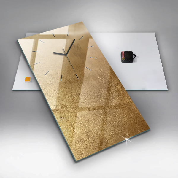 Vertikální skleněné hodiny Dekorativní plátno