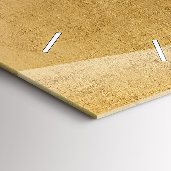 Vertikální skleněné hodiny Dekorativní plátno