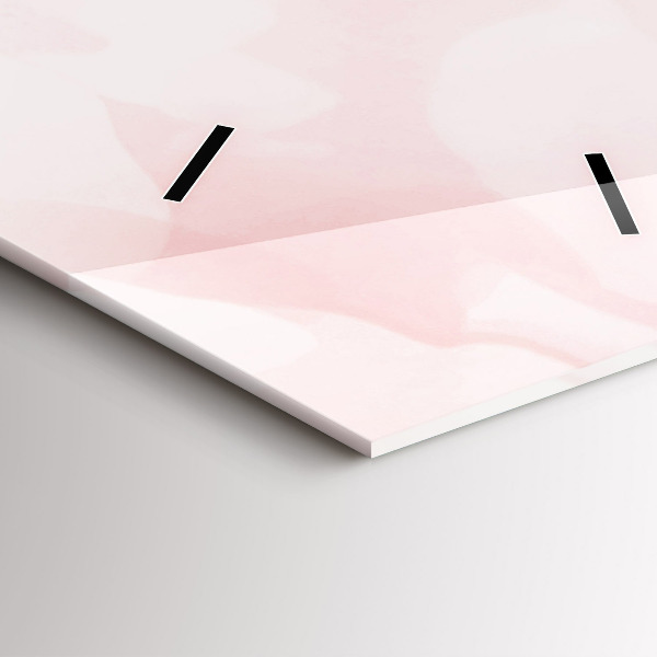 Vertikální skleněné hodiny Kvetoucí růže