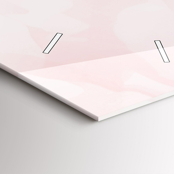 Vertikální skleněné hodiny Kvetoucí růže