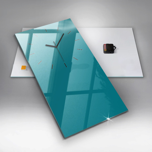 Vertikální nástěnné hodiny Námořnická barva