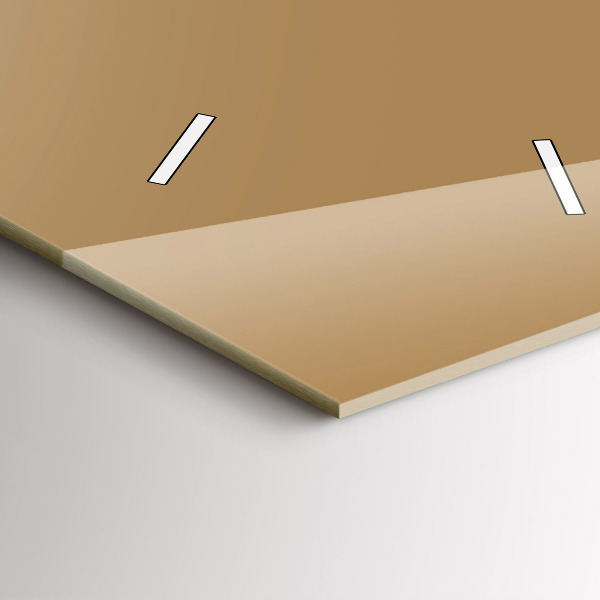 Vertikální nástěnné hodiny Tmavě béžová barva