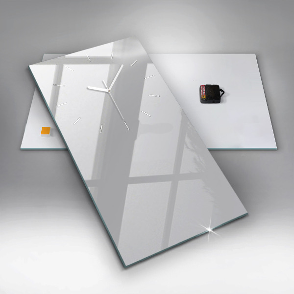 Vertikální nástěnné hodiny Barva světle šedá