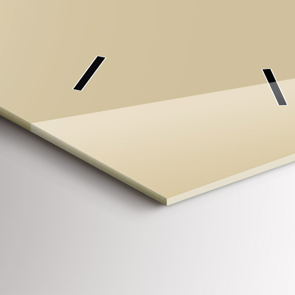 Vertikální nástěnné hodiny Béžová barva