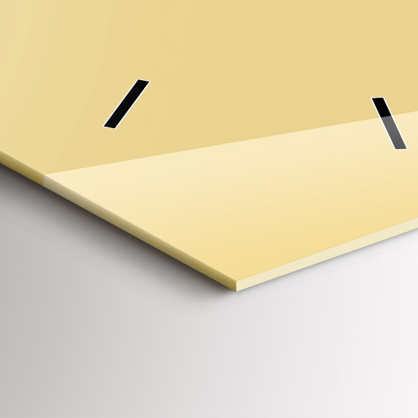 Vertikální nástěnné hodiny Krémová barva