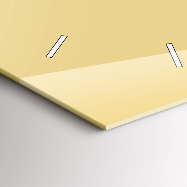 Vertikální nástěnné hodiny Krémová barva