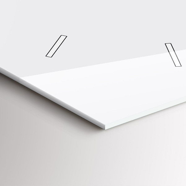 Vertikální nástěnné hodiny Barva tmavě bílá