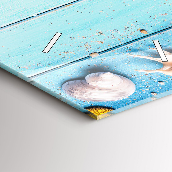 Vertikální skleněné hodiny Plážové doplňky