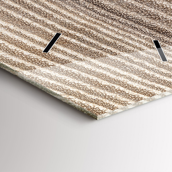 Vertikální skleněné hodiny Kmen stromu