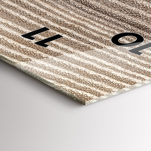 Vertikální skleněné hodiny Kmen stromu