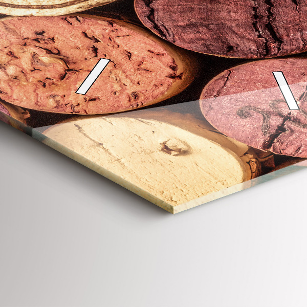 Vertikální skleněné hodiny Zátky od vína