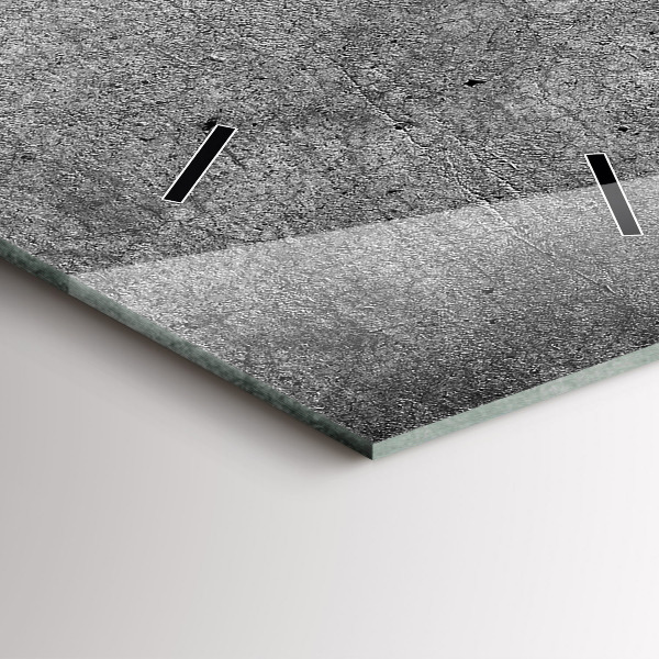 Vertikální skleněné hodiny Průmyslová zeď