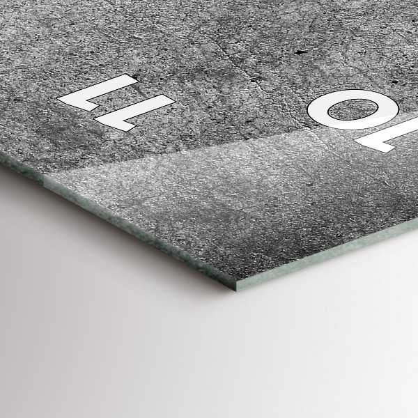 Vertikální skleněné hodiny Průmyslová zeď