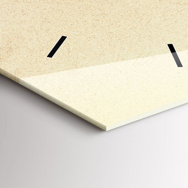 Vertikální skleněné hodiny Zlatá abstrakce