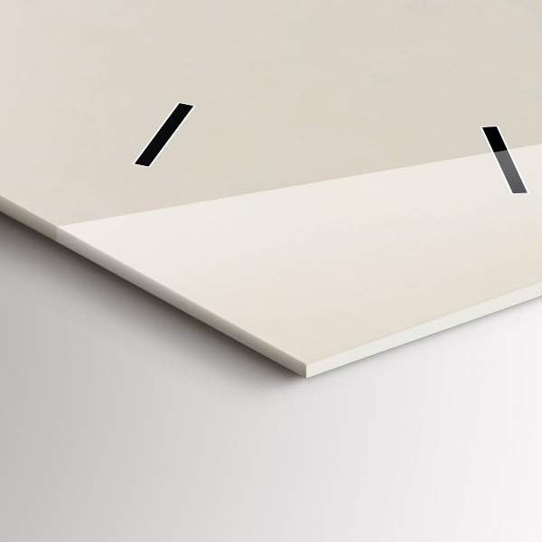 Vertikální skleněné hodiny Abstraktní hory