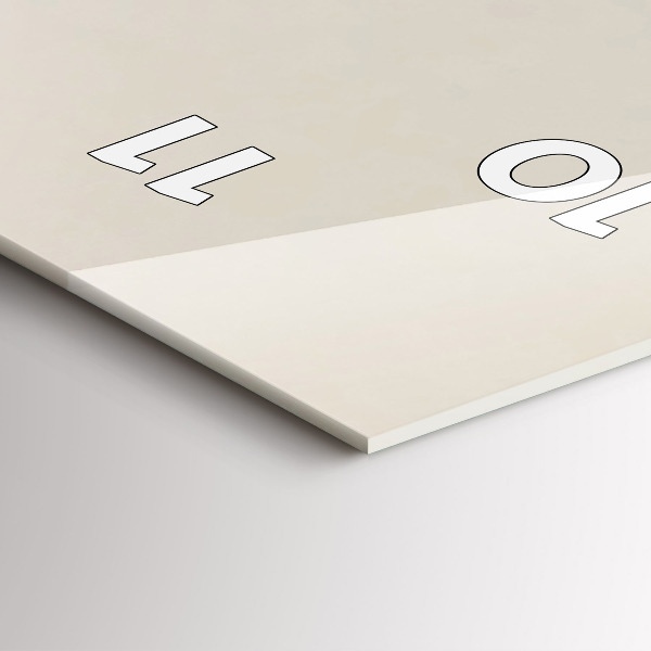 Vertikální skleněné hodiny Abstraktní hory