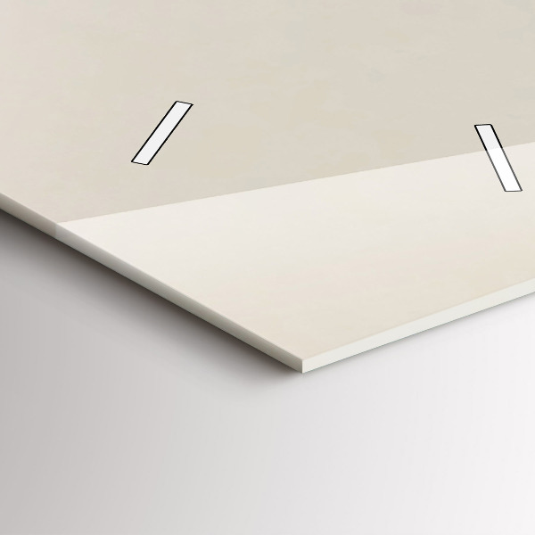 Vertikální skleněné hodiny Abstraktní hory