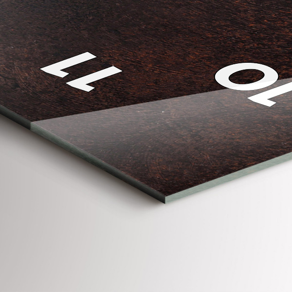 Vertikální nástěnné hodiny Šálek kávy