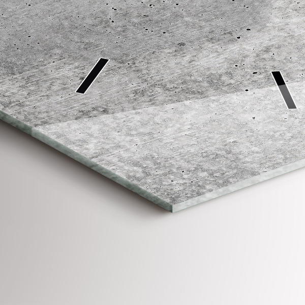 Vertikální nástěnné hodiny Surová zeď