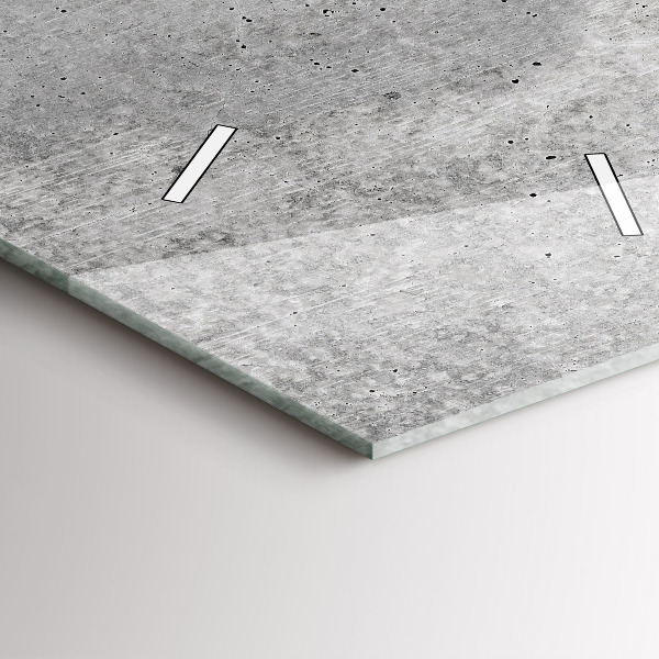 Vertikální nástěnné hodiny Surová zeď