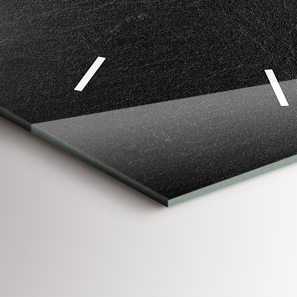 Vertikální nástěnné hodiny Tmavá skála