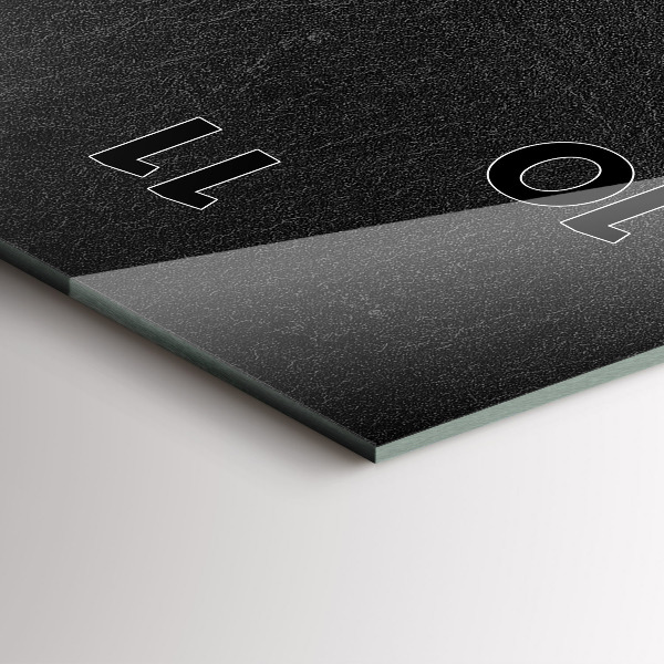 Vertikální nástěnné hodiny Tmavá skála