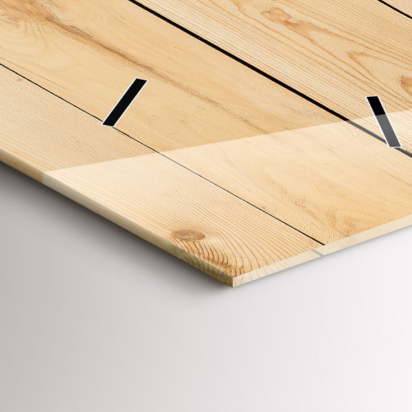 Vertikální nástěnné hodiny Dřevěná prkna