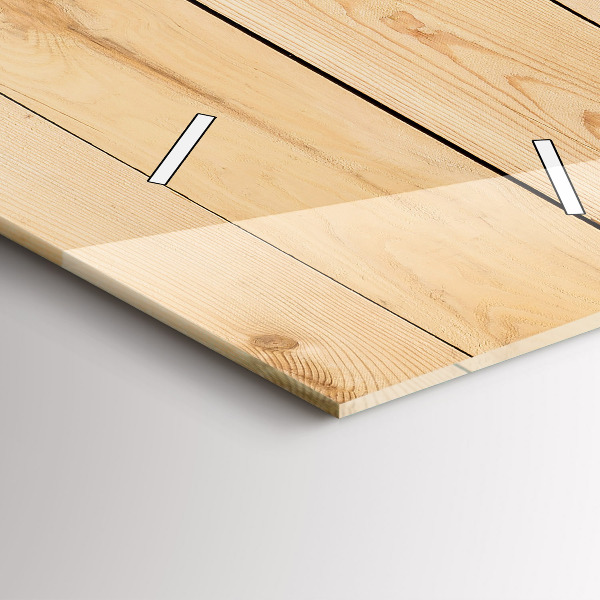 Vertikální nástěnné hodiny Dřevěná prkna