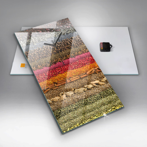 Vertikální nástěnné hodiny Řady koření