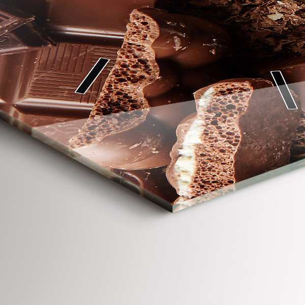 Vertikální nástěnné hodiny Čokoládové tyčinky