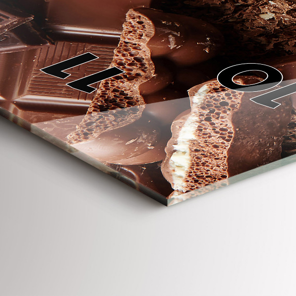 Vertikální nástěnné hodiny Čokoládové tyčinky