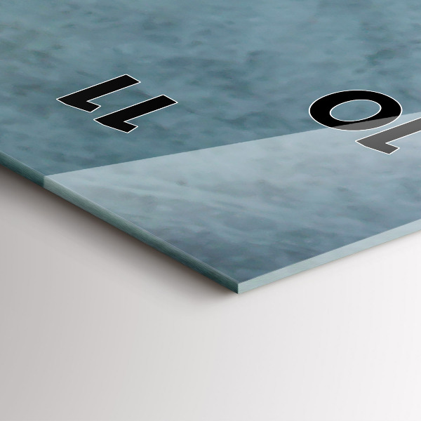 Vertikální nástěnné hodiny Šálek kávy