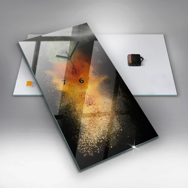 Vertikální nástěnné hodiny Rozsypané koření