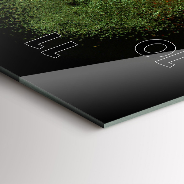 Vertikální nástěnné hodiny Rozsypané koření