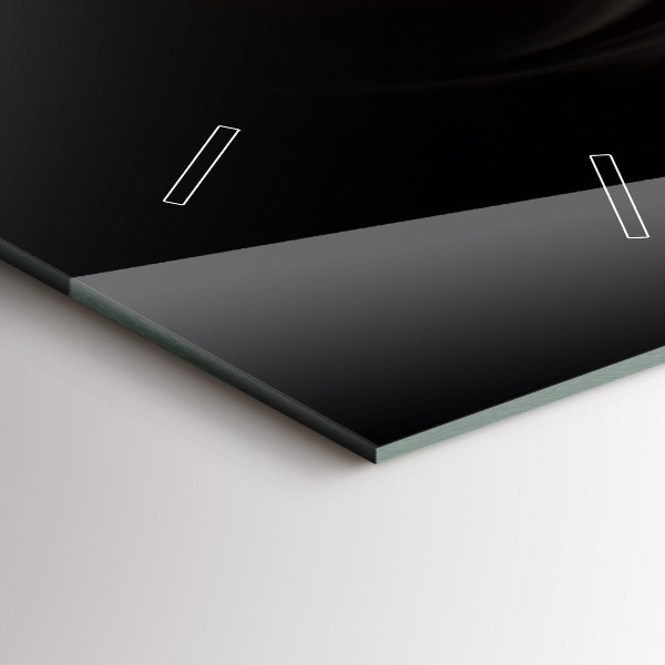 Vertikální nástěnné hodiny Šálek kávy